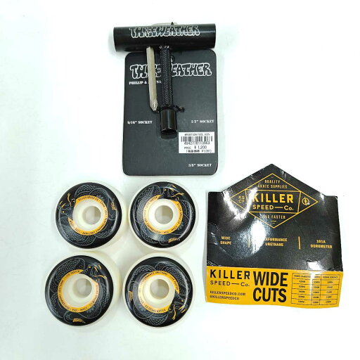 【中古】KILLER WIDE CUTS スケートボード ウィール キラー スピード 53mm THREE WEATHER スリーウェザー セット 【中古】KILLER WIDE CUTS スケートボード ウィール キラー スピード 53mm THREE WEATHER スリーウェザー セット
