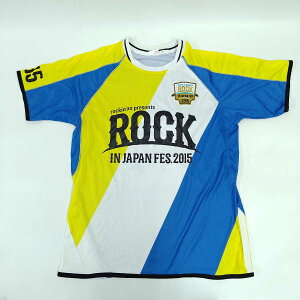 【中古】ROCK IN JAPAN FESTIVAL 2015 ロック・イン・ジャパン ドライシャツ ユニフォーム M