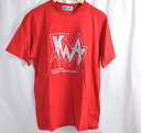 【中古】関西大学プロレス研究会(KWA) Tシャツ学生プロレス L レッド