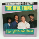 【中古】LP THE REAL THING straight to the heart/mystique JIVE 129