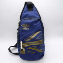 【中古・未使用品】アンブロ ワンショルダーバッグ ボディバッグ ネイビー ゴールド UJS1724 メンズ UMBRO