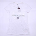 【中古・未使用品】ピカー RISA 半袖 Tシャツ ライディングシャツ ストレッチ PIKEUR 36 ホワイト レディース PIKEUR 乗馬 馬術