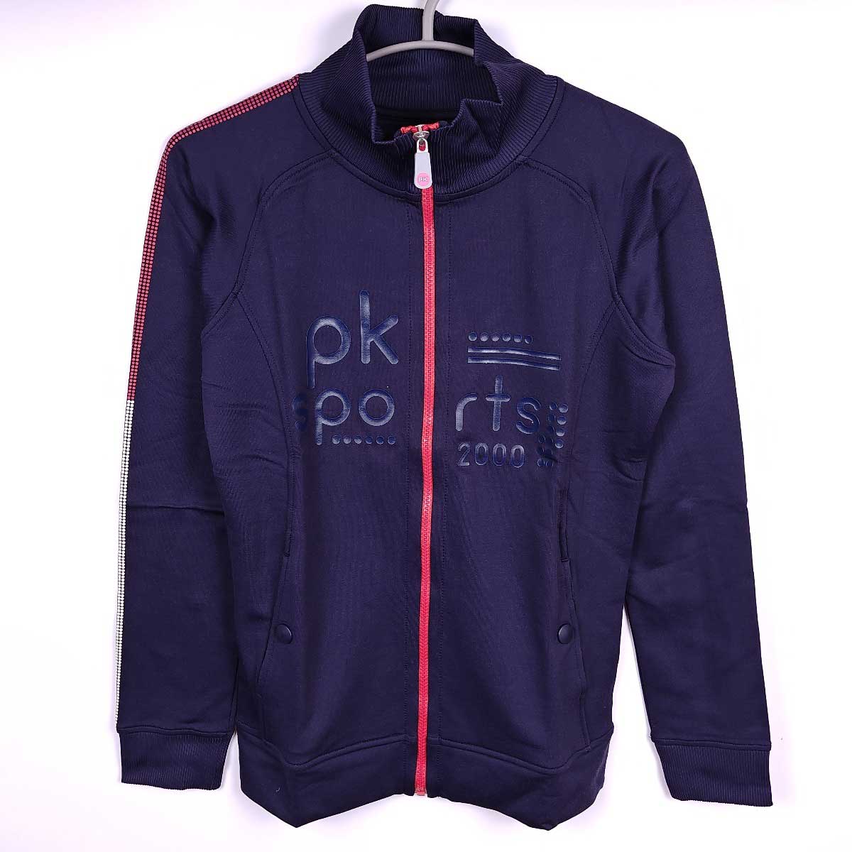 【中古・未使用品】PK INTERNATIONAL HIKITA フルジップ ストレッチ ジャケット ジャージ S ダークブルー 118567 レディース 乗馬...
