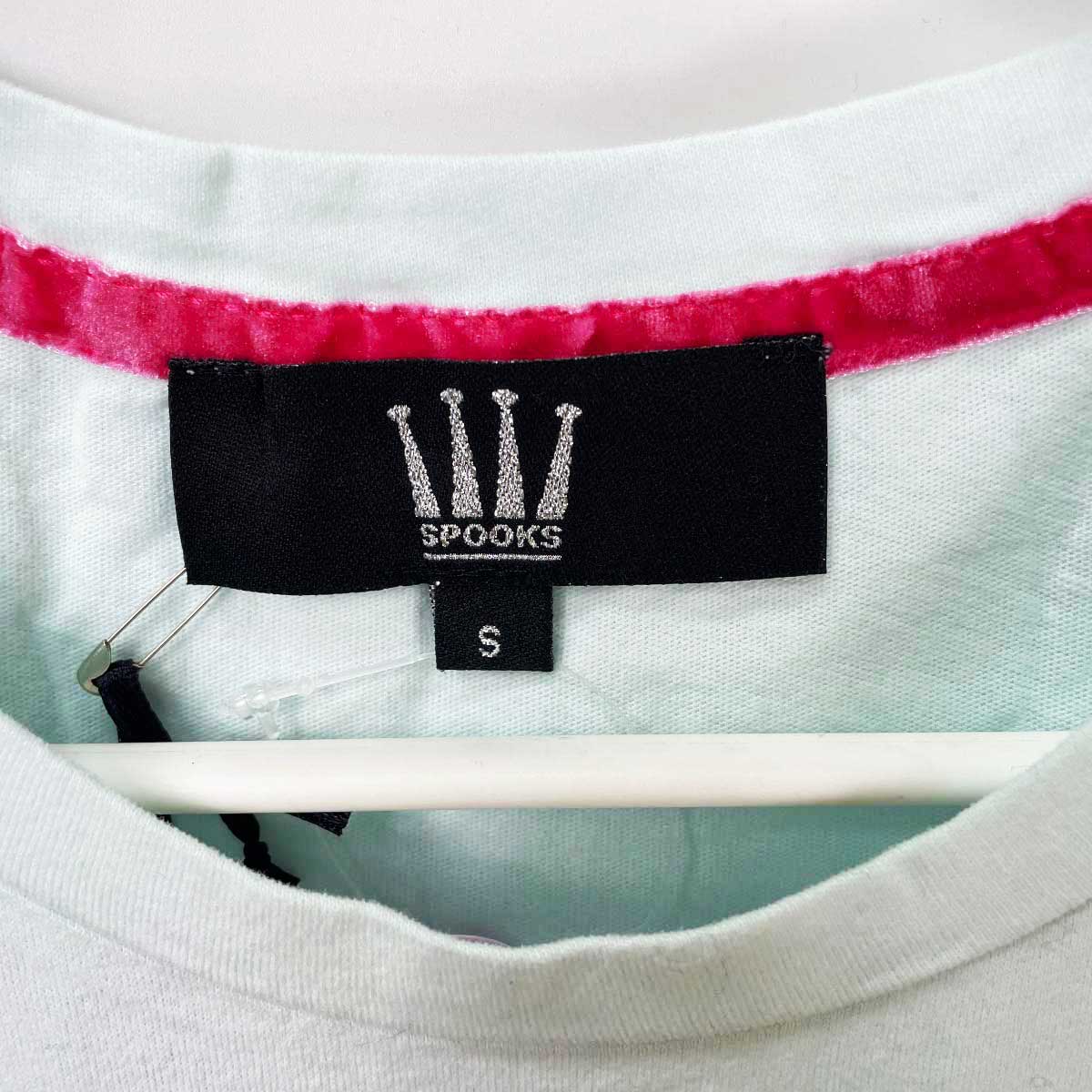 【中古・未使用品】スプークス SPOOKS Unicorn Sequin 半袖 Tシャツ ライディングシャツ S レディース 乗馬 馬術