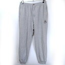 【中古】ルコック スウェット パンツ 薄手 ストレッチ O グレー QB-461131D メンズ le coq sportif スポーツ サッカー ゴルフ
