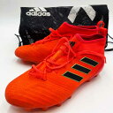 【中古】アディダス サッカー スパイク エース 17.1-ジャパン プライムニット HG 24.5cm オレンジ S77046 メンズ ADIDAS 固い土 人...