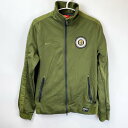【中古】ナイキ FC トラックジャケット L グリーン 833817-331 メンズ NIKE