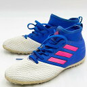 【中古】アディダス トレーニングシューズ エース 17.3 プライムメッシュ TF J 24cm BA9222 キッズ ADIDAS ジュニア サッカー フット...