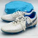 【中古】ナイキ サッカー スパイク レジェンド 7 PRO HG 24.5cm ホワイト AO9881-107 メンズ NIKE 固い土