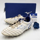 【中古】ミズノ サッカースパイク レビュラ CUP SELECT AS 26cm ネイビー P1GD217514 メンズ MIZUNO 土 人工芝