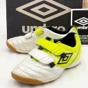 【中古】アンブロ フットサル インドアシューズ アクセレイター SL BL JR WIDE IN 18cm UTS5506JWL キッズ UMBRO ジュニア