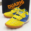 【中古】デュアリグ フットサル インドアシューズ CROSS FINGER 6 INV デュアリグ 18cm イエロー 746D4SY004 キッズ DUARI...