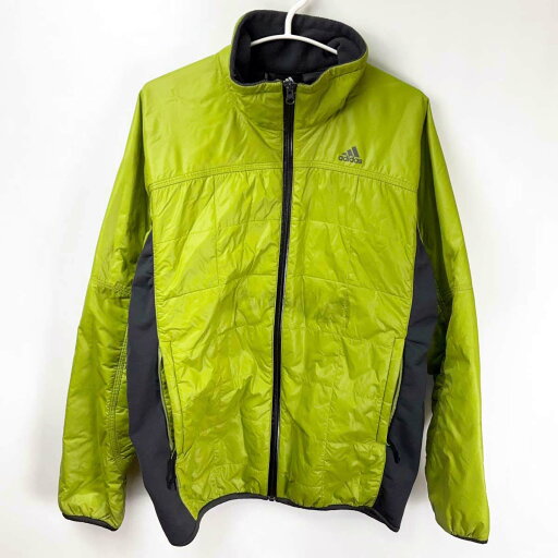 【中古】アディダス 中綿 ナイロン ジャケット L グリーン メンズ ADIDAS 【中古】アディダス 中綿 ナイロン ジャケット L グリーン メンズ ADIDAS