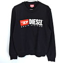 【中古・未使用品】ディーゼル Ginn スウェットシャツ M ブラック S-GINN-DIV メンズ DIESEL トップス