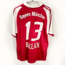 【中古】アディダス サッカー バイエルン ミュンヘン 2003/04 オーセンティック ユニフォーム ホーム #13 バラック O 913904 ADIDAS