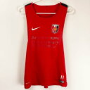 【中古】ナイキ 浦和レッズ ジャージ ノースリーブ #11 選手 支給品 実使用 M NIKE