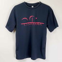 【中古】卓球 Tリーグ TT彩たま Tシャツ ドライシャツ L ネイビー 卓球ウェア