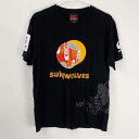 【中古】カンタベリー スーパーラグビー サンウルブズ SUNWOLVES Tシャツ M CANTERBURY