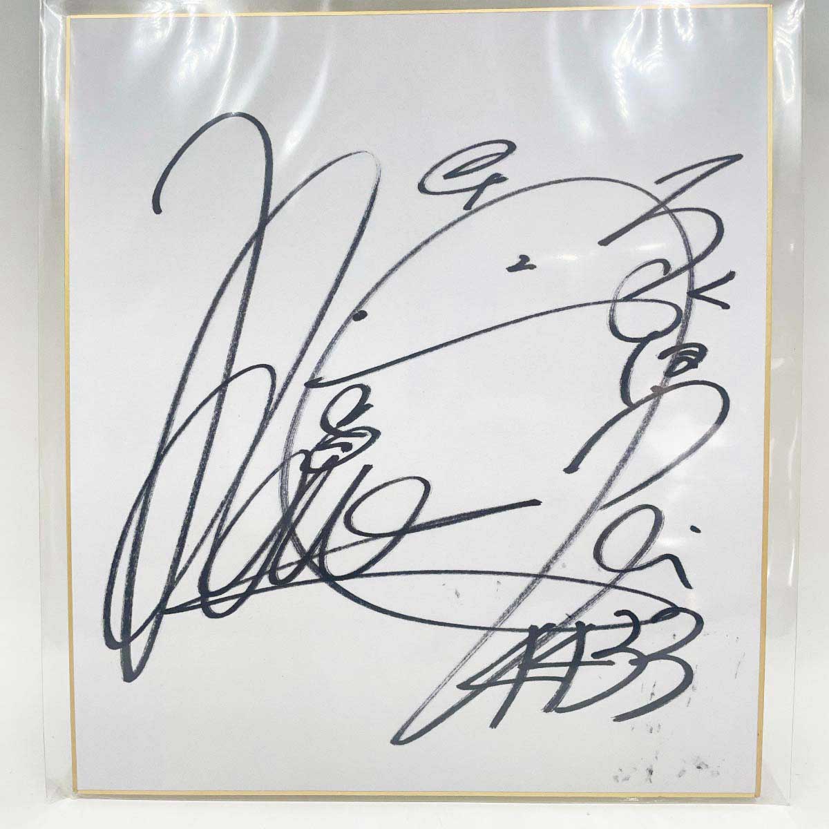 【中古】4433 川野芽唯選手 直筆サイン色紙 写真付 競艇 ボートレース