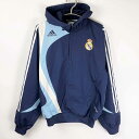 【中古】アディダス レアル・マドリード ハーフジップジャケット M 43880 メンズ ADIDAS ピステ サッカー ウインドブレーカー