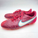 【中古】ナイキ サッカースパイク ティエンポ レジェンド 9 エリート HG 27.5cm チームレッド DB0823-616 メンズ NIKE 土グラウンド