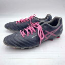 【中古】アシックス サッカースパイク DSライト X-FLY PRO 27.5cm ブラック 1101A025 メンズ asics 天然芝 土 人工芝