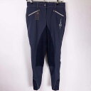 【中古・未使用品】Covalliero カバリエロ Riding Breeches Detroit フルグリップ キュロット サイズIT44 ネイビー レディー...