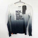 【中古・未使用品】ESKADRON エスカドロン ロングスリーブ Tシャツ S ホワイト レディース 乗馬 馬術