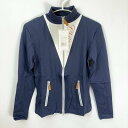 【中古・未使用品】Chriwen クリューベン Copper ハイネック ジップアップ ストレッチ ライディング ジャケット S ネイビー レディース 乗馬 馬...