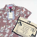 【中古・未使用品】RONNER ロナー ストレッチ 花柄 半袖 ポロシャツ M レディース 乗馬 馬術