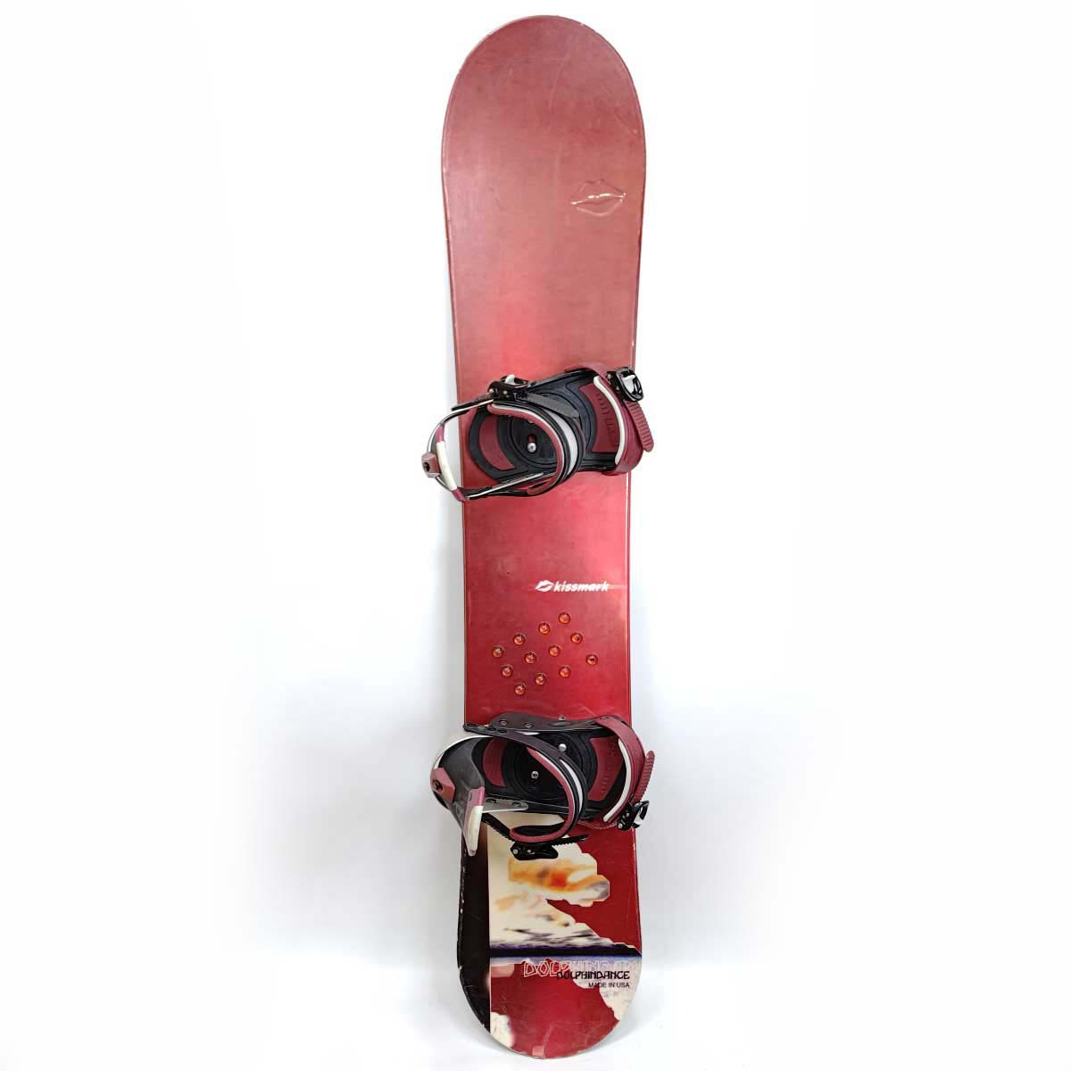 スノーボード kissmark 153cm ビンディング ソフトケース 0976 スノーボード kissmark 153cm ビンディング ソフトケース 0976