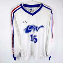 【中古】アディダス 神奈川 桐蔭学園 中学 サッカー部 ユニフォーム #16 長袖 L メンズ ADIDAS 実使用 支給品