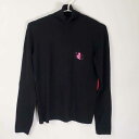 【中古】FLAGS & CUP ハイネック ニット ロングスリーブ M ブラック レディース 乗馬 馬術