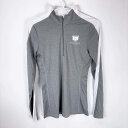 【中古】NOEL ASMAR EQUESTRIAN ノエルアスマール ハーフジップ ウォームアップ サンシャツ ストレッチ ライディング XS ライトヘザーグレ...