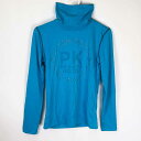 【中古・未使用品】PK Sports 長袖 タートルネック インナーシャツ S CAPRI BLUE ブルー 116985 レディース 乗馬 ウェア 馬術