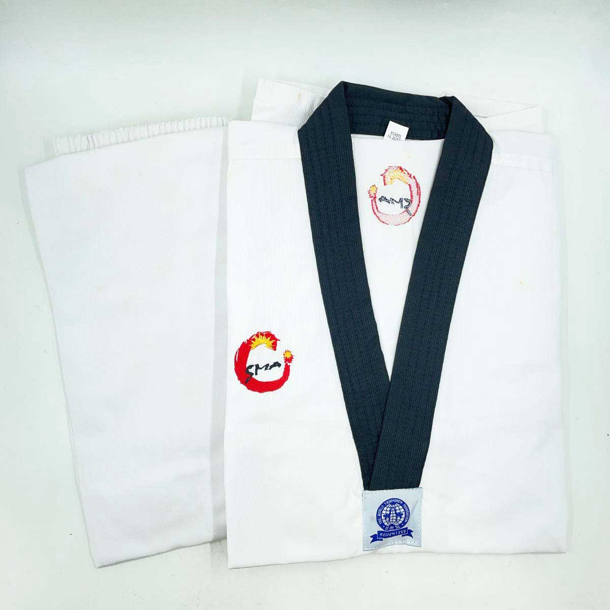 【中古】[上下セット] SMAI Taekwond テコンドー 道着 170 アテネオリンピック限定モデル