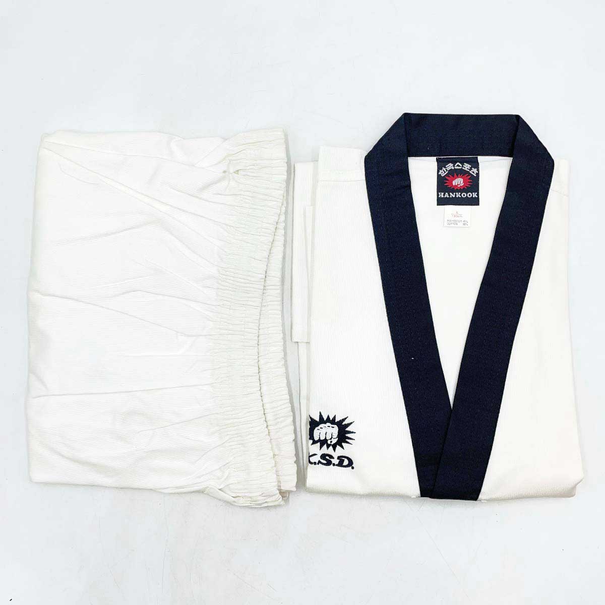 【中古】[上下セット] KSD HANKOOK Taekwond APPROVED テコンドー 道着 190