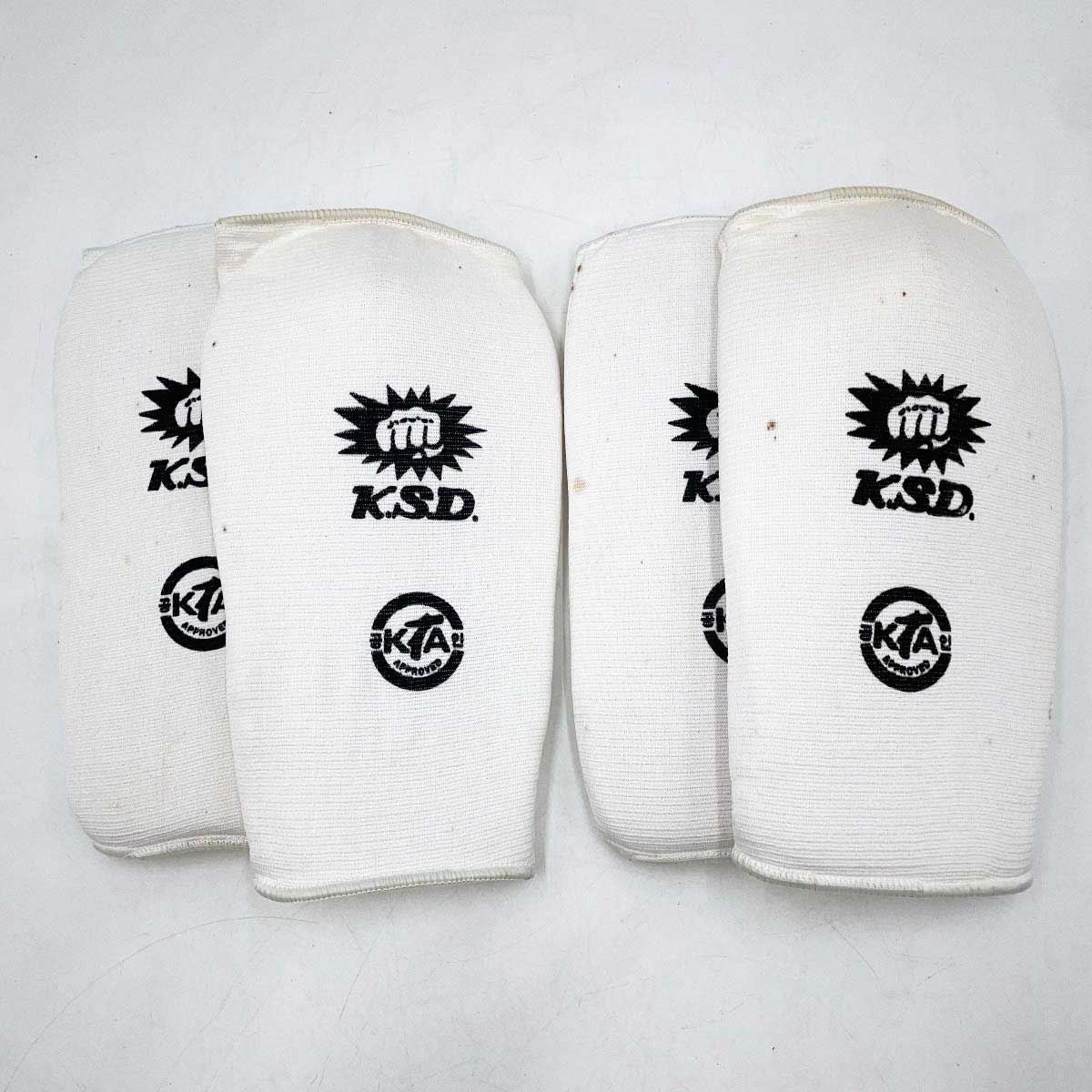 【中古】[2点セット] TAEKWONDO テコンドー KSD KTA レッグ サポーター L 空手 格闘技