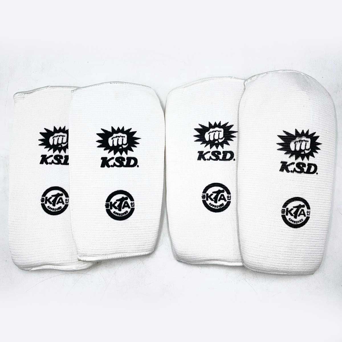 【中古】[2点セット] TAEKWONDO テコンドー KSD KTA レッグ サポーター M 空手 格闘技