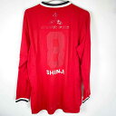 【中古】小野伸二 浦和レッズ 2007 #8 サイン入り 実使用ユニフォーム 支給品 XL Jリーグ サッカー