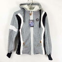 【中古・未使用品】Chriwen クリューベン Isla フリース ジャケット M グレー レディース 乗馬 馬術