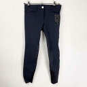 【中古】EQUILINE エクイライン フルグリップ キュロット 42 ダークネイビー レディース 乗馬 馬術