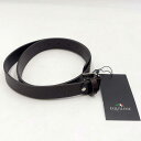 【中古・未使用品】EQUILINE エクイライン ELVINE 型押しレザーベルト Eバックル 90 ブラウン レディース 乗馬 馬術