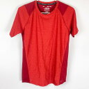 【中古】アンダーアーマー MK-1 ショートスリーブ 半袖Tシャツ S レッド 1306428 UNDER ARMOUR トレーニング スポーツウェア
