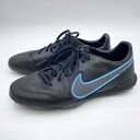 【中古】ナイキ ティエンポ リアクト レジェンド 9 PRO TF フットサルシューズ React Tiempo Legend 26cm ブラック/アイアングレ...