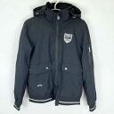 【中古】HV POLO Padded Bomber Bindi 中綿 ジャケット M ブラック レディース フード取り外し可能 乗馬 防寒