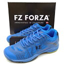 【中古・未使用品】FZ FORZA フォーザ バドミントン シューズ TAMIRA M フルプリント メッシュ 衝撃吸収 24.5cm オリンピアンブルー FZ...