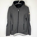 【中古・未使用品】NOEL ASMAR ノエルアスマール BAMBOO HOODY バンブーフーディ ジャケット XS チャコールグレー AE1516 レディー...