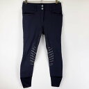【中古・未使用品】ANIMO アニモ フルグリップ キュロット 42 ネイビー レディース 乗馬 馬術