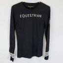【中古・未使用品】NOEL ASMAR ノエルアスマール ストレッチ ロングスリーブ 長袖 ライディング シャツ ロゴ T シャツ XS ブラック AE2019...